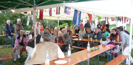 die Reihen von der Kälte gelichtet